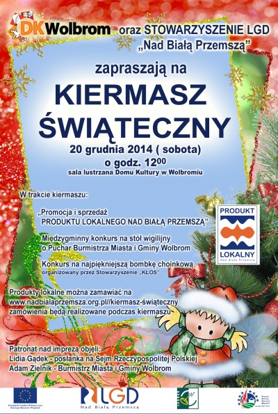 Bożonarodzeniowe Produkty Lokalne na Kiermaszu Świątecznym!!